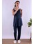 Lacivert Hamile Lohusa Pijama Takımı BYL290322 4
