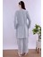 Mavi Sabahlıklı Hamile Lohusa Pijama Takımı BYL230542 3