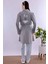 Mavi Sabahlıklı Hamile Lohusa Pijama Takımı BYL220702 3