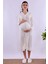 Ekru Tesettürlü Hamile Lohusa Set BYL2T24262 5