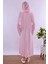 Pembe Tesettürlü Hamile Lohusa Set BYL2T80262 3