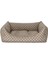 Luxury Pet Comfort Uniform Bej Puantiyeli Kedi ve Köpek Yatağı S 50X60CM - Lisinya 1 Adet 1