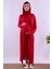 Vişne Tesettürlü Hamile Lohusa Set BYL2T80262 2