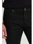 Erkek Siyah 360 Derece Her Yöne Esneyen Slim Fit Dar Kesim Diyagonal Esnek Desenli Pantolon 6