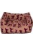 Luxury Pet Comfort Uniform Bej-Bordo Kedi ve Köpek Yatağı S 40X50CM - Lisinya 1 Adet 1