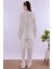 Ekru Dantelli Sabahlık Pijama Takımı BYL211302 3