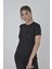 File Cepli Slim Fit T-Shirt - Siyah 4