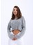 43191 Triko Crop Kazak-Gri 2