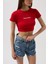 Nepo Baskılı Crop T-Shirt 4