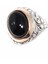 925 Ayar Gümüş Ve Bronz Karışımı Oval Onyx Taşlı Erkek Yüzük 2
