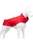 Luxury Lindo Dogs Softshell Red Stripe Köpek Yağmurluğu Kırmızı Beden 2 1 Adet 1