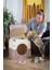 Luxury Marble Pink Ahşap Kedi Kulübesi 1 Adet 5