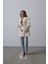 Oversize Blazer Ceket - Natür 3