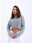 43191 Triko Crop Kazak-Gri 2