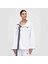 Flared Asymmetrıcal Track Jacket Wıth Seven Strıpes Tape Detaıl 1