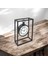 Siyah Kare Metal Masa Saati Modern Tasarım Şık Duvar Saati Saatdukkanduvar Home Dan Dekoratif Saa 4