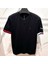 Erkek Pique Bayrak Manşet T-Shirt 1
