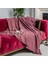 Kaymaz Koltuk Örtüsü Çift Taraflı Mikrofiber Şönil 175x300 cm Rose – Kedi Köpek ve Çocuk Dostu 3