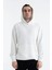 Basic Pamuklu Kapüşonlu Sweatshirt 1