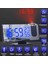 Çok Fonksiyonlu Masaüstü Ayna Saat Fm Radyo Alarm Projeksiyon Sıcaklık Nem Ölçer USB Özellik 5