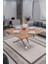 Home Üst Tabla Mdf Urartu Oval Köşe Alt Ayak Krom 4