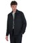 Lacivert Slim Fit Mono Yaka Casual Overshirt Takım 3