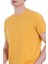 Sarı Regular Fit Bisiklet Yaka Pamuklu Tişört 4