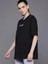 Baskılı Oversize T-Shirt - Siyah 2