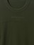 Erkek Haki Oversized Athletic Logo T-Shirt 3