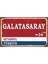 Galatasaray Yön Tabelası Retro Vintage Ahşap 1