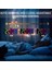 LED Dijital Masa Saati Alarm Termometre Tarih Masaüstü Saat Gökkuşağı 4