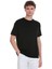 Siyah Regular Fit 100% Pamuk Bisiklet Yaka Oversize Tişört 1