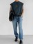 Erkek Oversize Yıkamalı Kolsuz T-Shirt Siyah 2