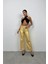Metalik Yüksek Bel Pantolon 5