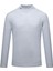 Gri Regular Fit Polo Yaka Yünlü Kazak 1