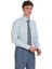 Mavi Slim Fit 100% Pamuk Açık Italyan Yaka Uzun Kollu Saten Gömlek 1