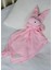 Pembe Müslin Bebek Uyku Arkadaşı 4 Katlı Tavşan Organik Oyuncak Uyku Arkadaşı Desteksiz Uyku Arkadaşı 1