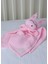 Pembe Müslin Bebek Uyku Arkadaşı 4 Katlı Tavşan Organik Oyuncak Uyku Arkadaşı Desteksiz Uyku Arkadaşı 4