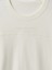 Erkek Kırık Beyaz Oversized Athletic Logo T-Shirt 3