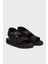 Logolu Çift Bantlı Sandalet Bayan Sandalet JA16033G0MJN7000 2