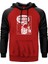 Houston Problems Kırmızı Renk Reglan Kol Kapşonlu Sweatshirt 1
