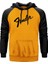 Fender Logo 3 Sarı Renk Reglan Kol Kapşonlu Sweatshirt 1