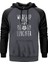 Worhip Lucifer Gri Renk Reglan Kol Kapşonlu Sweatshirt 1
