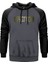 LED Zeppelin Wall Gri Renk Reglan Kol Kapşonlu Sweatshirt 1