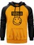 Nirvana Smile Sarı Renk Reglan Kol Kapşonlu Sweatshirt 1