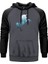 Unicorn Orman Gri Renk Reglan Kol Kapşonlu Sweatshirt 1