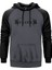 Sylosis Logo Gri Renk Reglan Kol Kapşonlu Sweatshirt 1