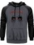 Alice Cooper Eyes Gri Renk Reglan Kol Kapşonlu Sweatshirt 1