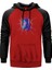 Spiderman Spider Web Kırmızı Renk Reglan Kol Kapşonlu Sweatshirt 1