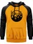 LED Zeppelin Circle Sarı Renk Reglan Kol Kapşonlu Sweatshirt 1